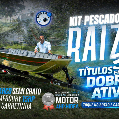 Kit Pescador Raiz 3.0